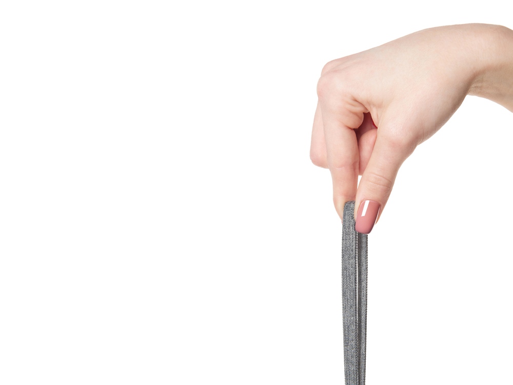 Косметичка из PVC и ткани Leony, прозрачный/темно-серый-6