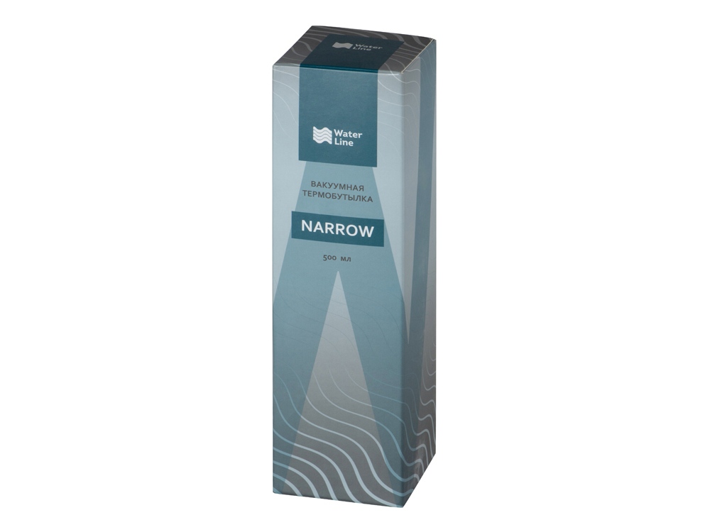 Термобутылка Narrow с вакуумной изоляцией, 500 мл, черный-7