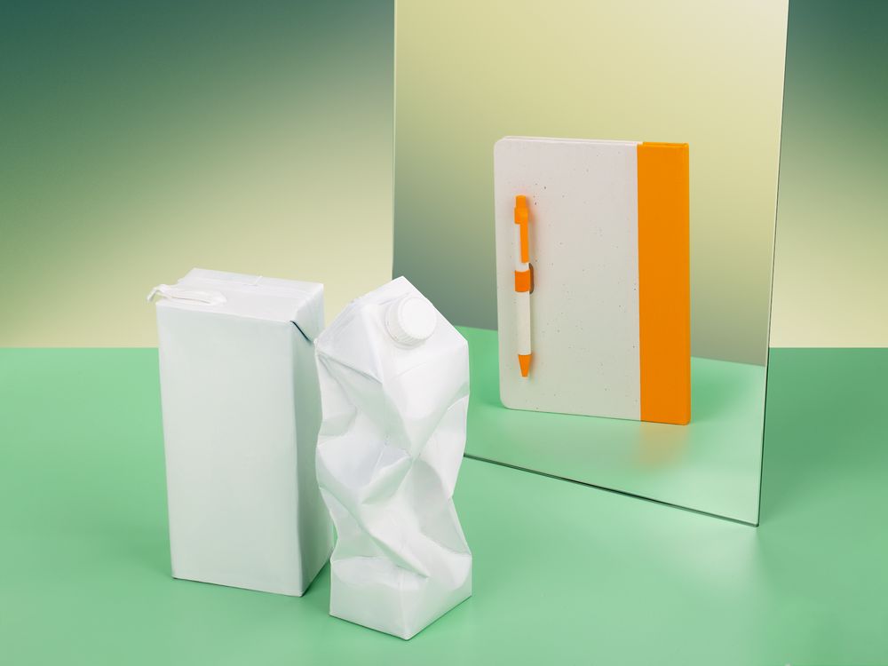 Ручка шариковая MilkMake, оранжевая-2