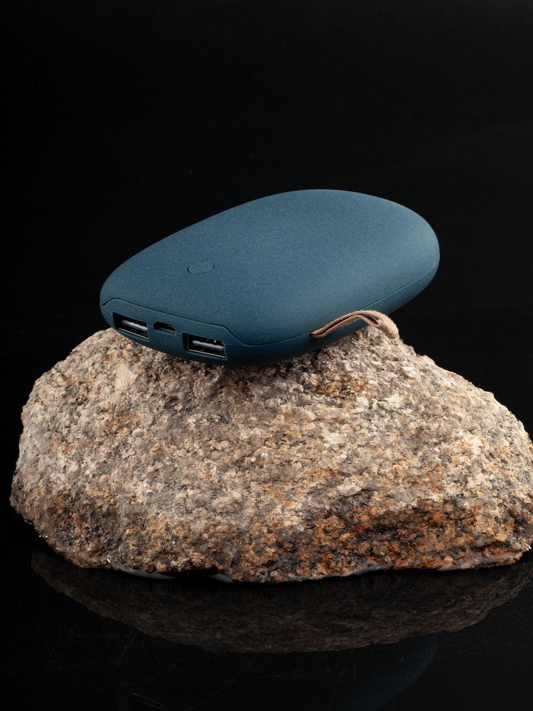 Внешний аккумулятор Pebble 7800 мАч, серо-синий-5