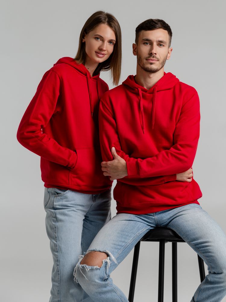 Толстовка с капюшоном Snake II красная-3