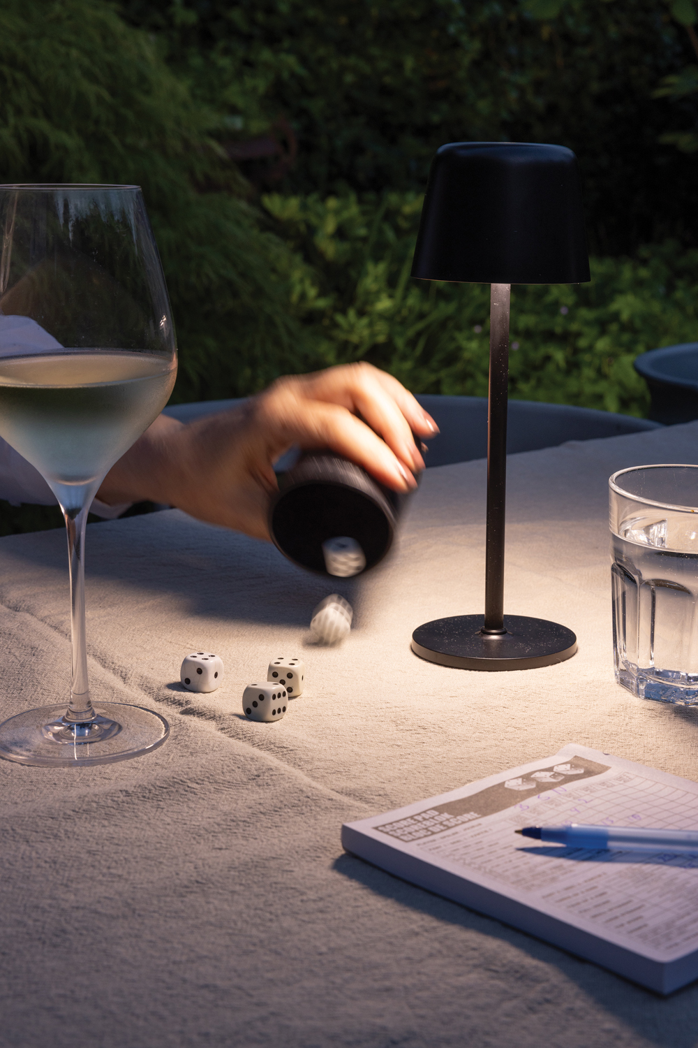 Настольная лампа Zenic из переработанного пластика RCS-11