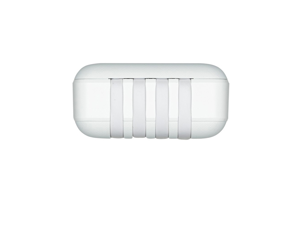 RIVACASE VA2220 (20000 мАч) внешний аккумулятор с дисплеем и встроенными кабелями, белый, 12/24-5