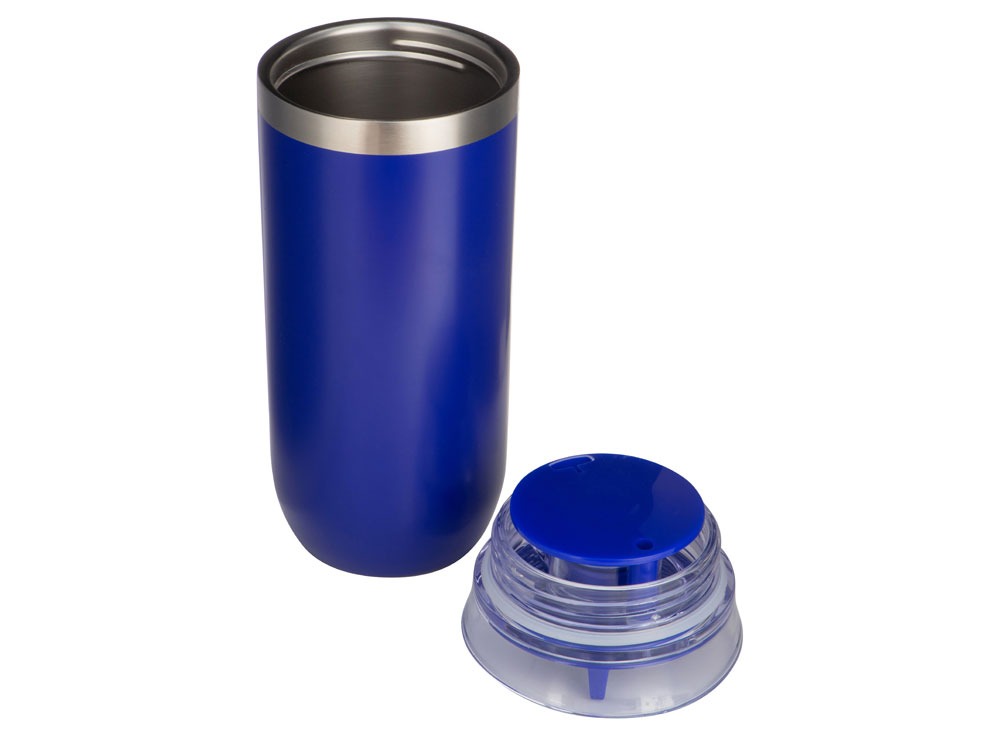 Вакуумный термостакан Volcano, 450 мл, синий-3