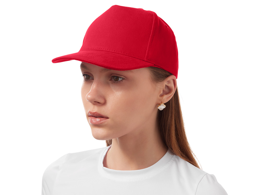 Бейсболка Florida 350 5-панельная, красный-2