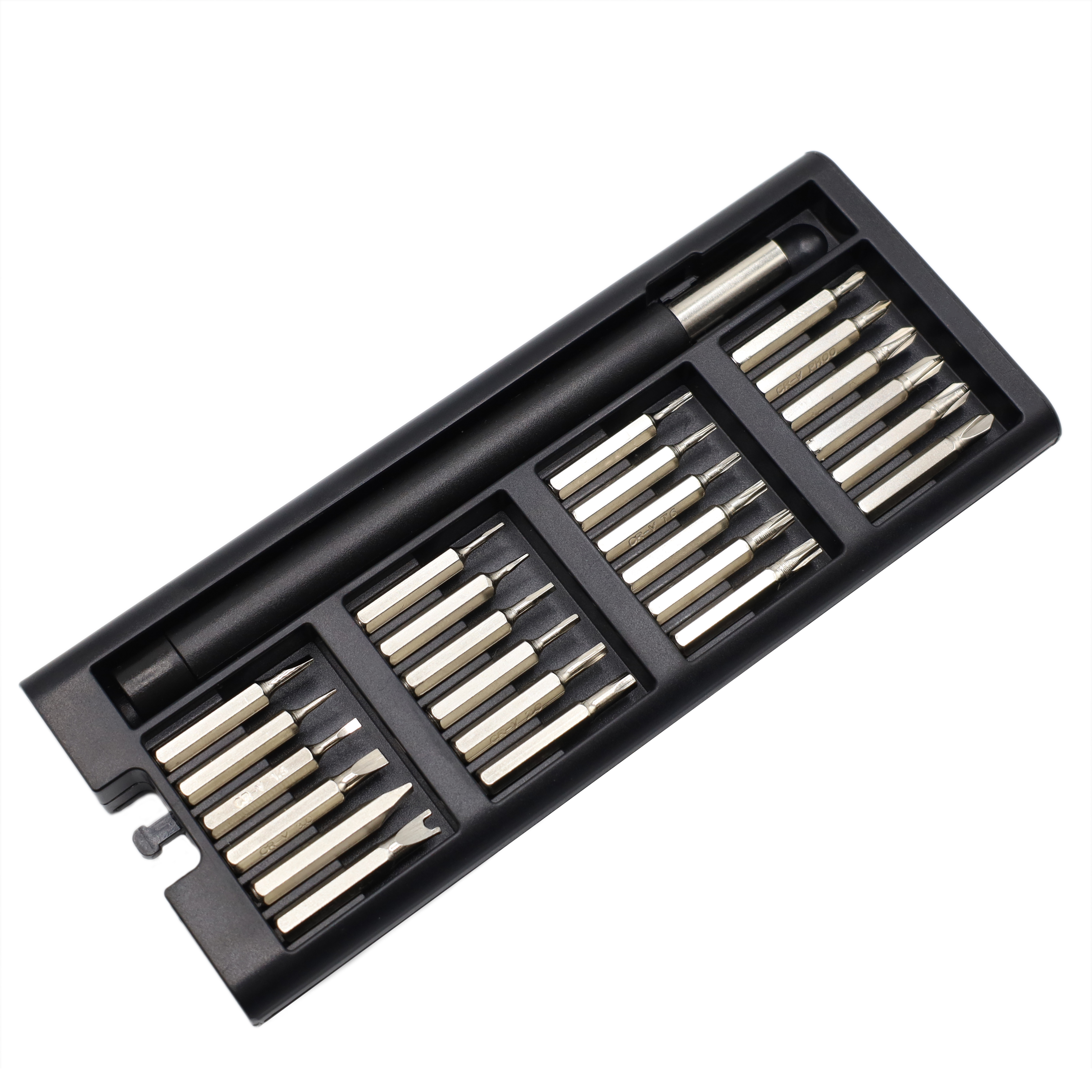 Отвертка с набором из 24 насадок ProTip, Чёрный-2