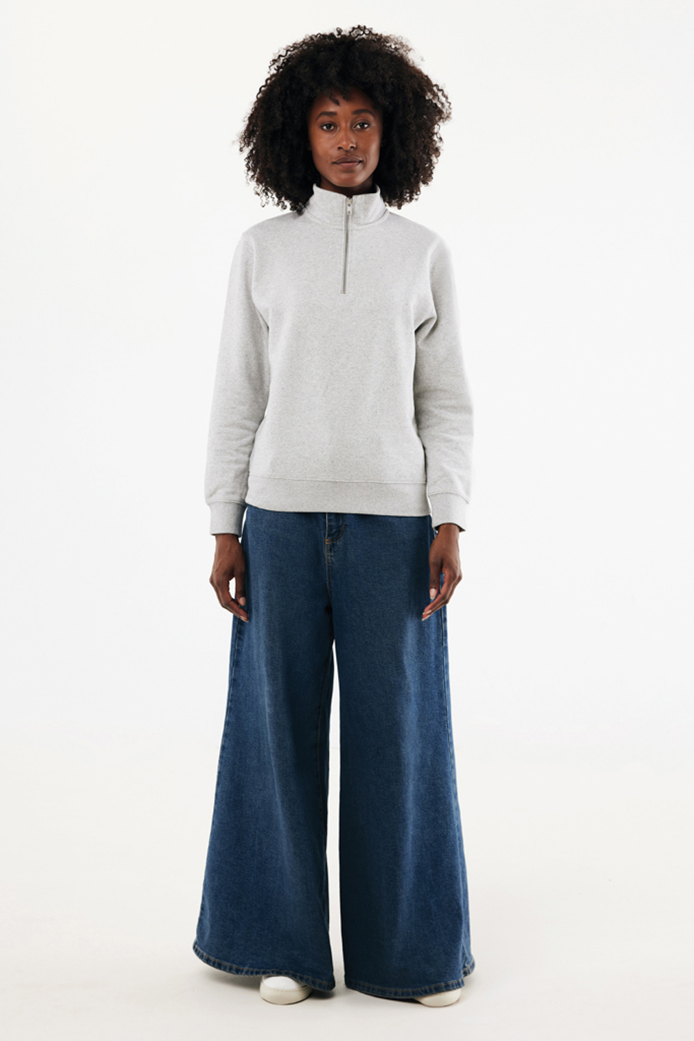 Свитшот на молнии Iqoniq Elgon из переработанного хлопка, 300 г/м²-10