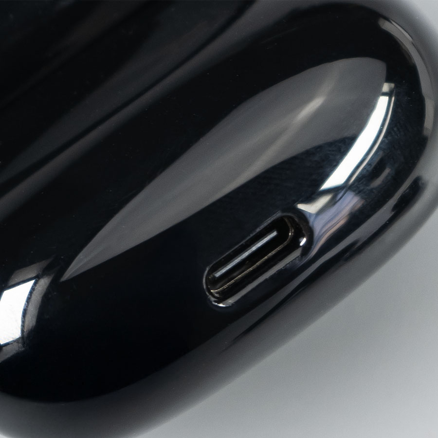 Наушники ECHO беспроводные без амбушюр, пластиковый корпус, черные, черный-4