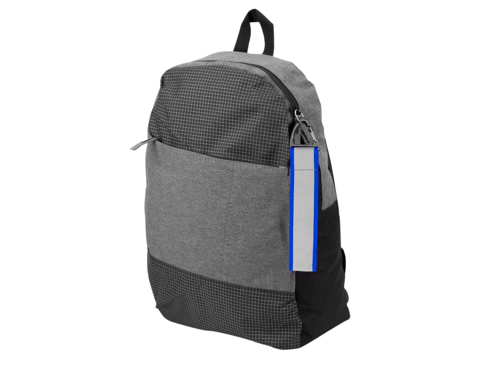 Светоотражающий брелок Reflector, серебристый/синий-2