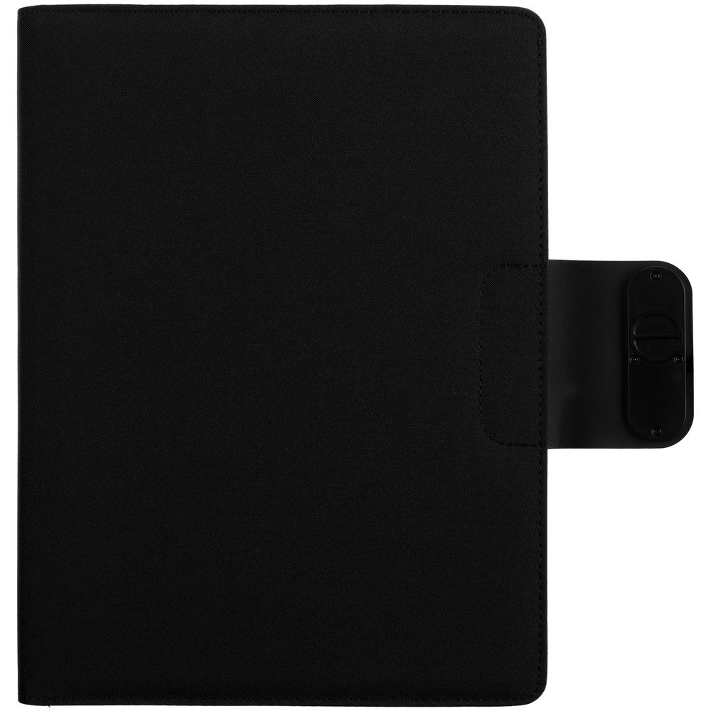 Папка с блокнотом Midstream, черная-2