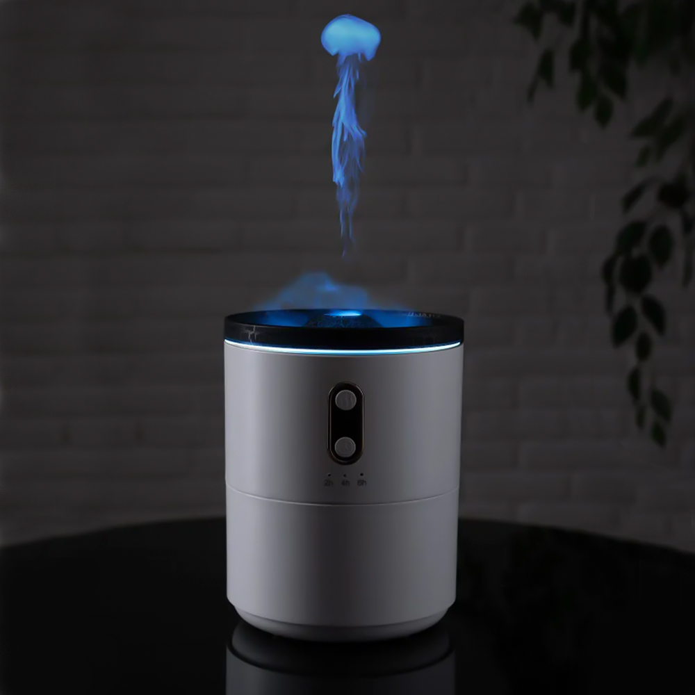 Светодиодный USB увлажнитель Volcano, Белый-7