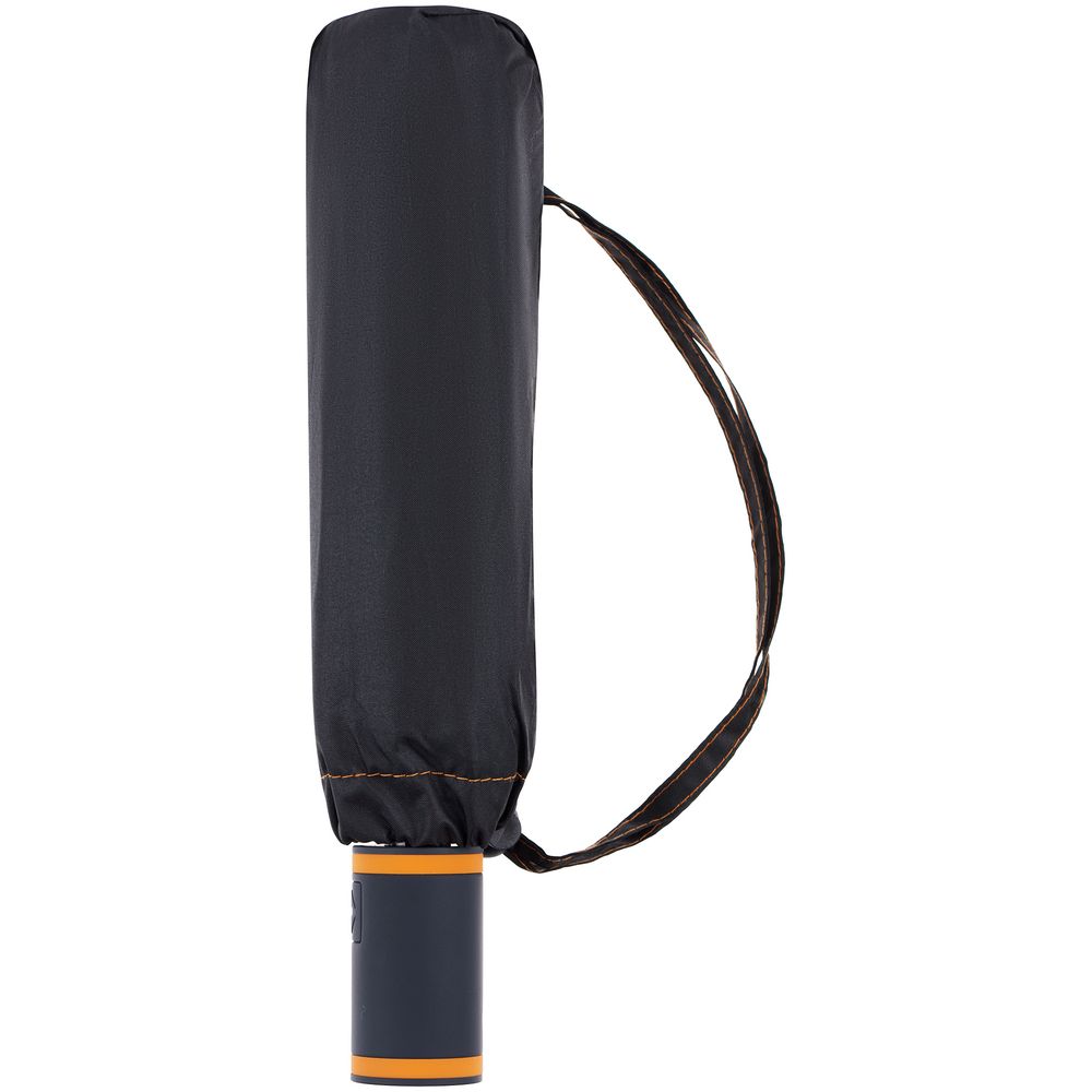 Зонт складной AOC Mini с цветными спицами, оранжевый-3