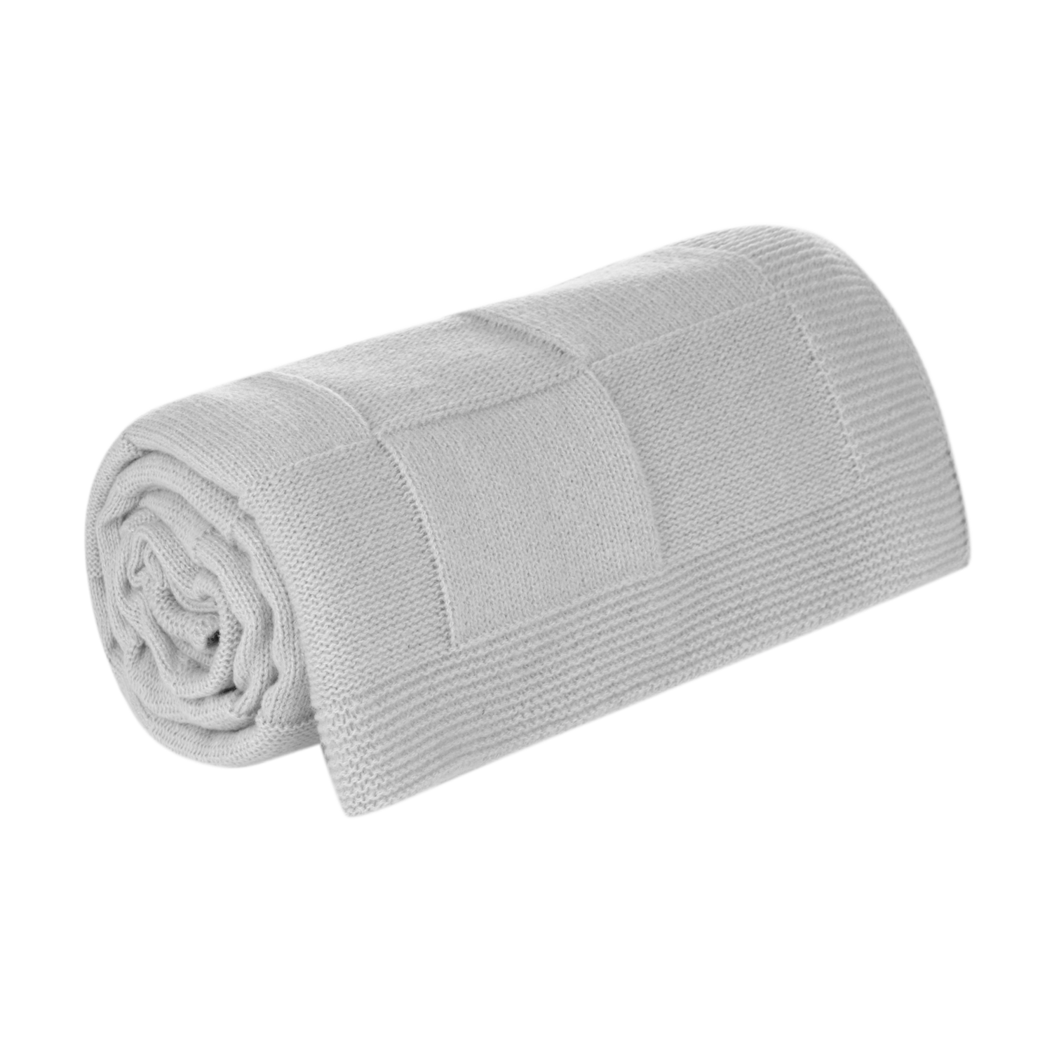 Плед Cella Soft вязаный, 160*90 см, серый-1