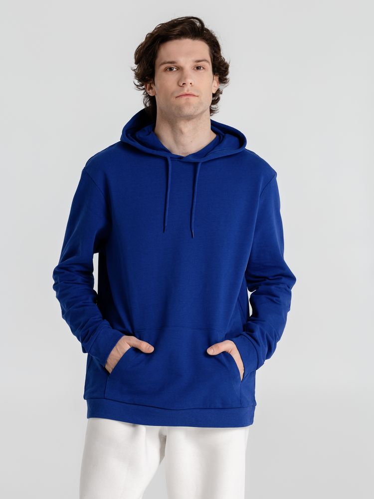 Толстовка с капюшоном унисекс Hoodie, ярко-синяя-7
