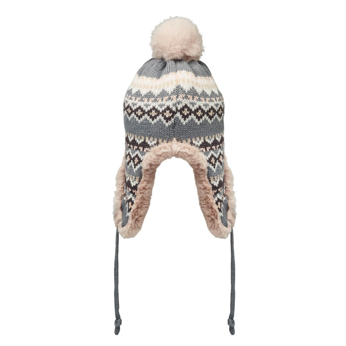 Шапка-ушанка, серый-4