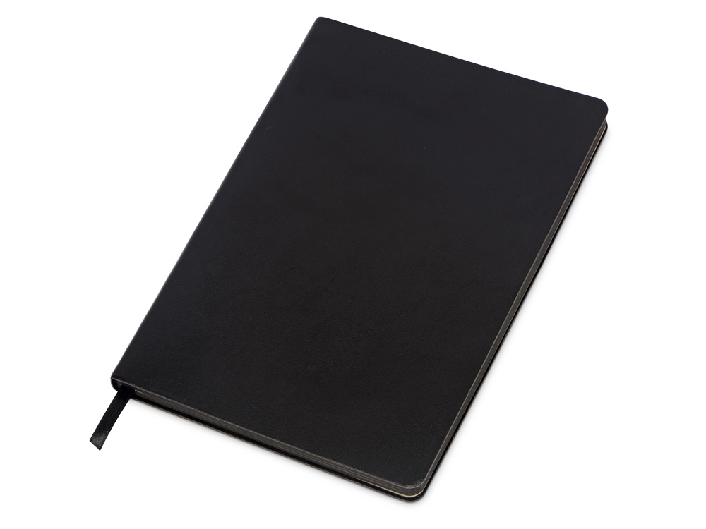 Блокнот А5 Fabrizio, 80 листов, цветной срез, черный-1