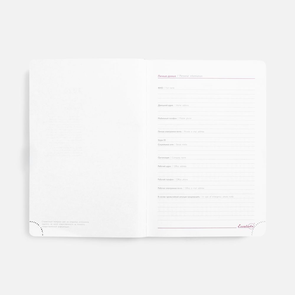 Ежедневник Faro, датированный, красный-4