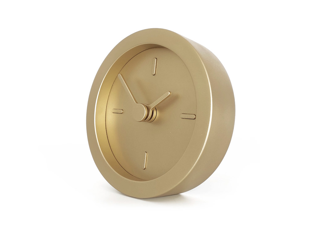 Часы настольные Sarah XXS, золотистые-1