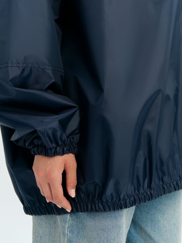 Дождевик-анорак Alatau, укороченный, темно-синий, единый размер-6
