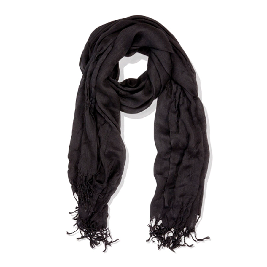 Шарф MAGNOLIA, черный-0