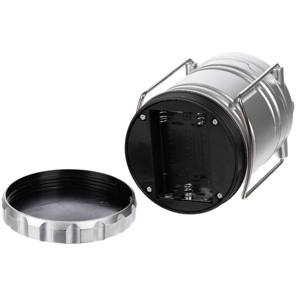 Кемпинговый фонарь Lindau, серебристый-2