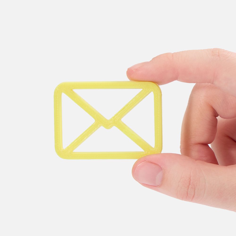 Подвеска Office, 3D-печать на заказ, конверт-1