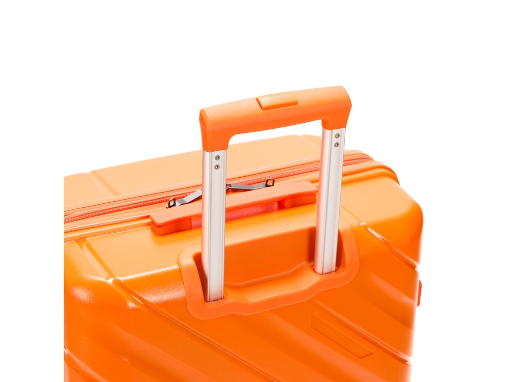 Чемодан TORBER В Отпуск, оранжевый, полипропилен, 54,5 х 33,5 х 79 см, 135 л-3