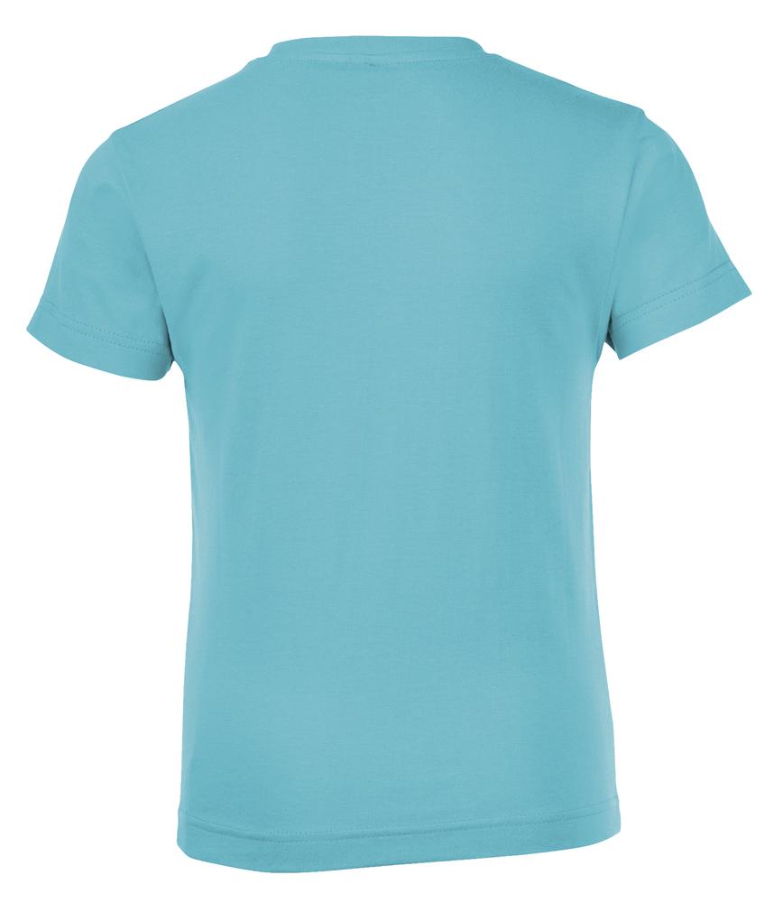 Футболка детская Regent Fit Kids, бирюзовая-2