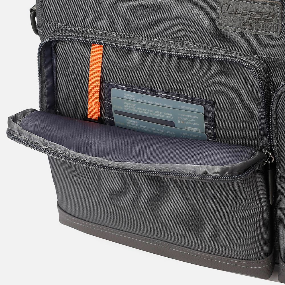 Сумка для ноутбука L255, темно-серая-7