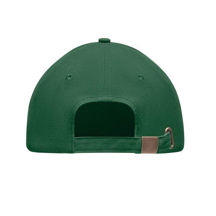 Brushed heavy cotton 6 panel Ba, тёмно-зелёный-1