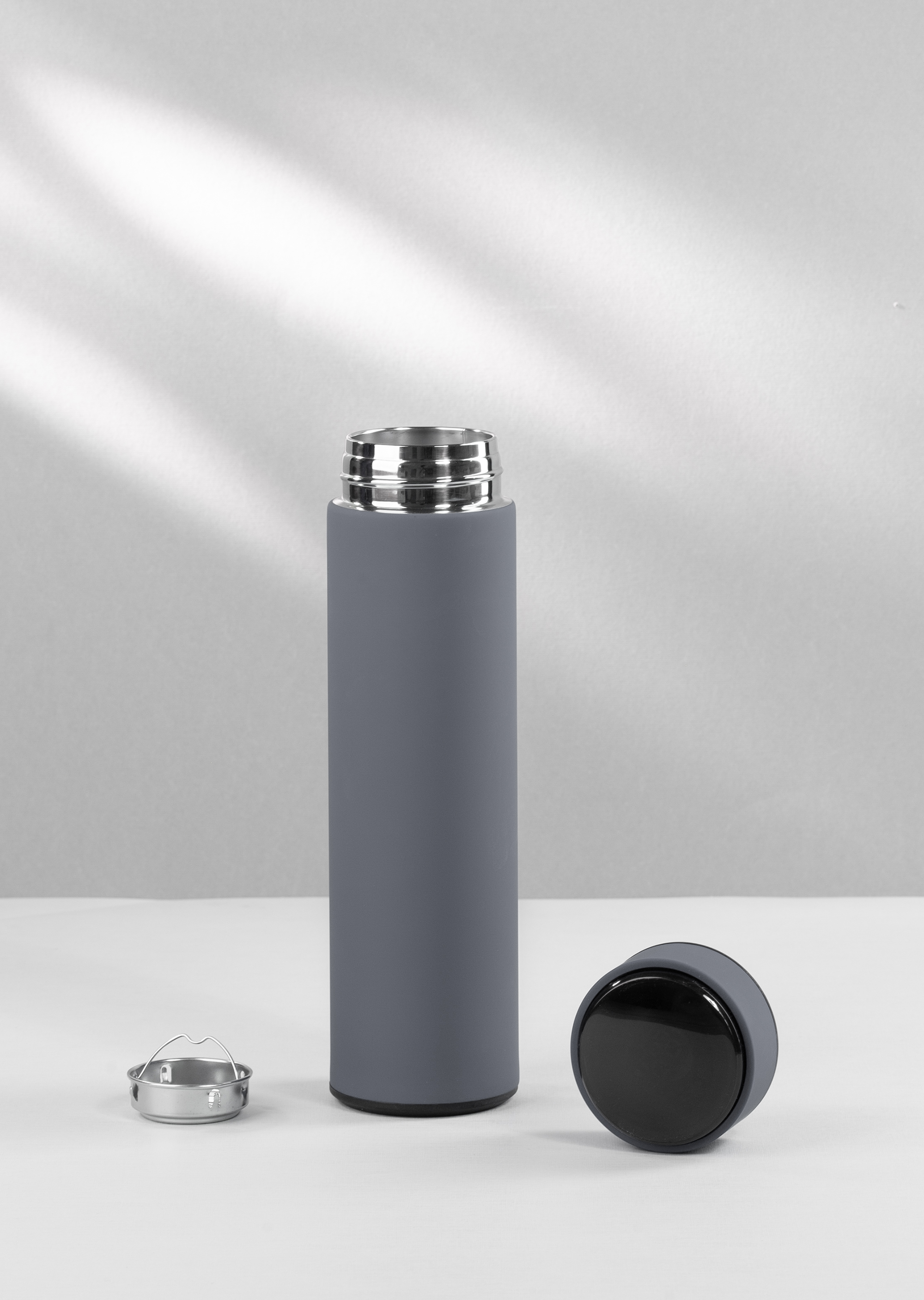 Термос "Бостон next" 500 мл с индикацией температуры, soft touch, сменная батарейка-2