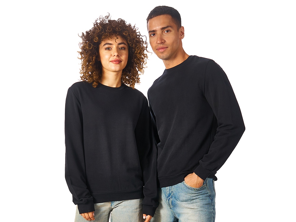 Свитшот Monaco унисекс, черный-0