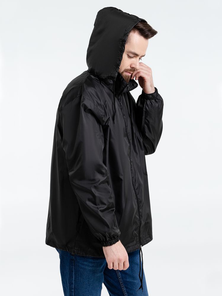 Ветровка унисекс Shift, черная-3