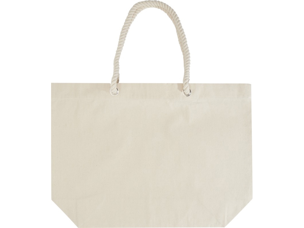 Florida пляжная эко-сумка из переработанного материала, сертифицированного по стандарту GRS, плотностью 270 г/м² 18L - Натуральный / Натуральный-1