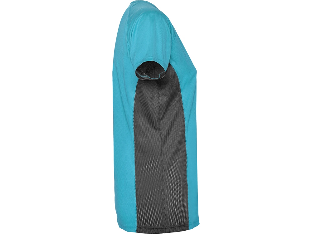 Футболка Shanghai женская, бирюзовый/графитовый-3