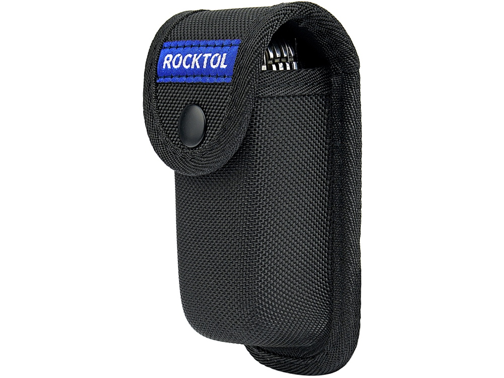 Мультитул Rocktol 21 в 1 с пружинными плоскогубцами, нержавеющая сталь, нейлоновый чехол-12