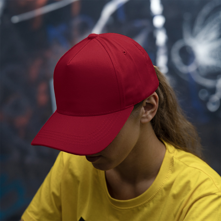 Бейсболка BREEZE 150, темно-красный-2