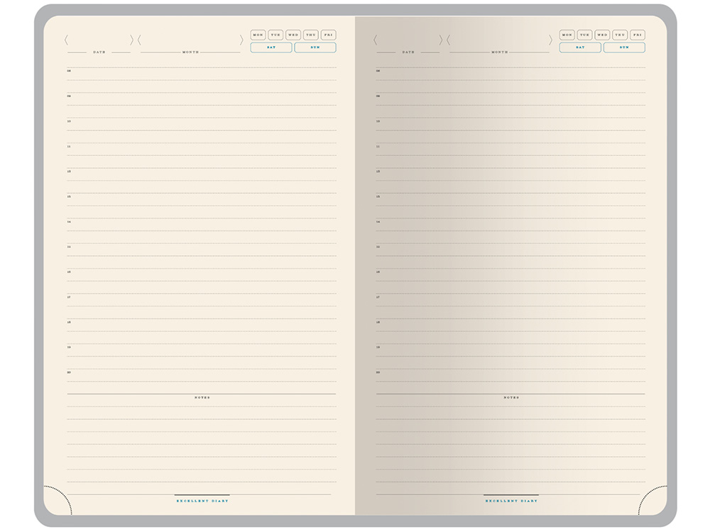 Ежедневник недатированный А5 Premier, оранжевый-6