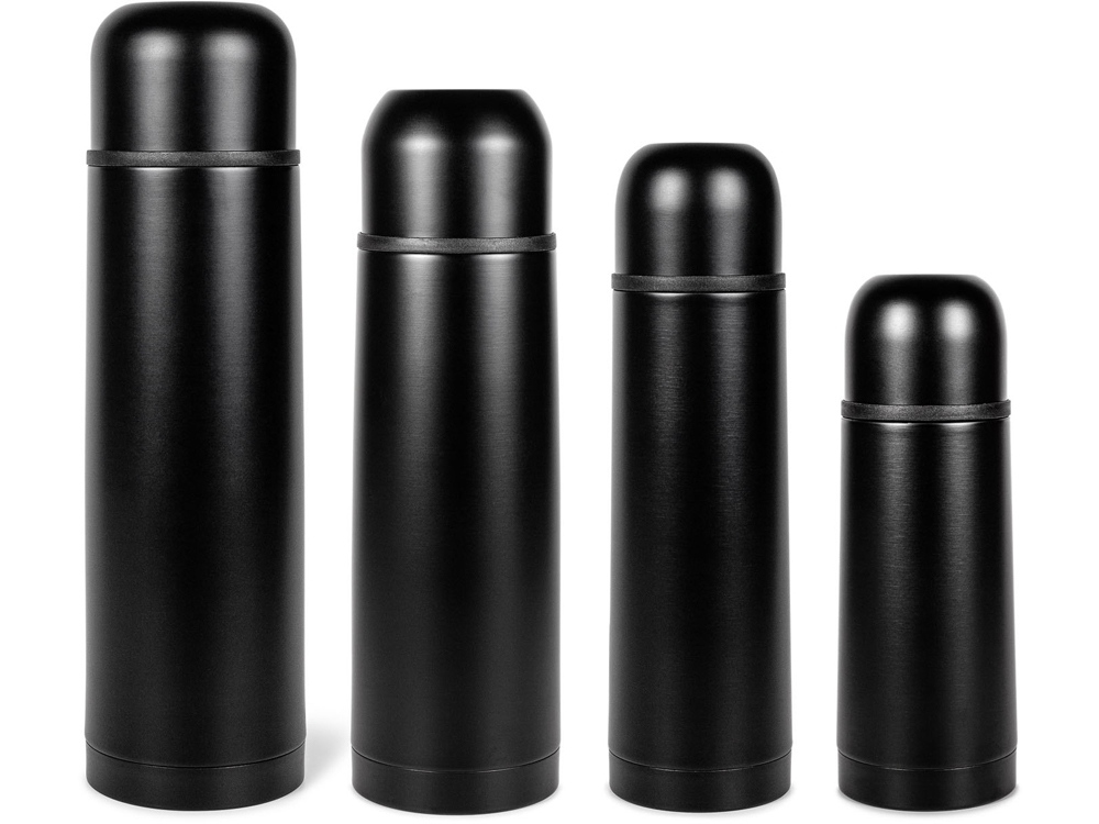 Термос Relaxika 101 (0,35 литра), черный (без лого)-8