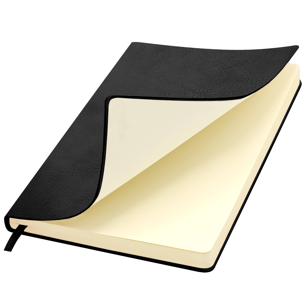 Ежедневник A5 недатированный Franco в мягком переплёте, Черный-0