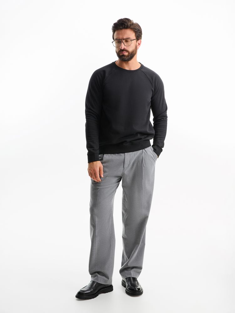 Свитшот унисекс Space, черный-4