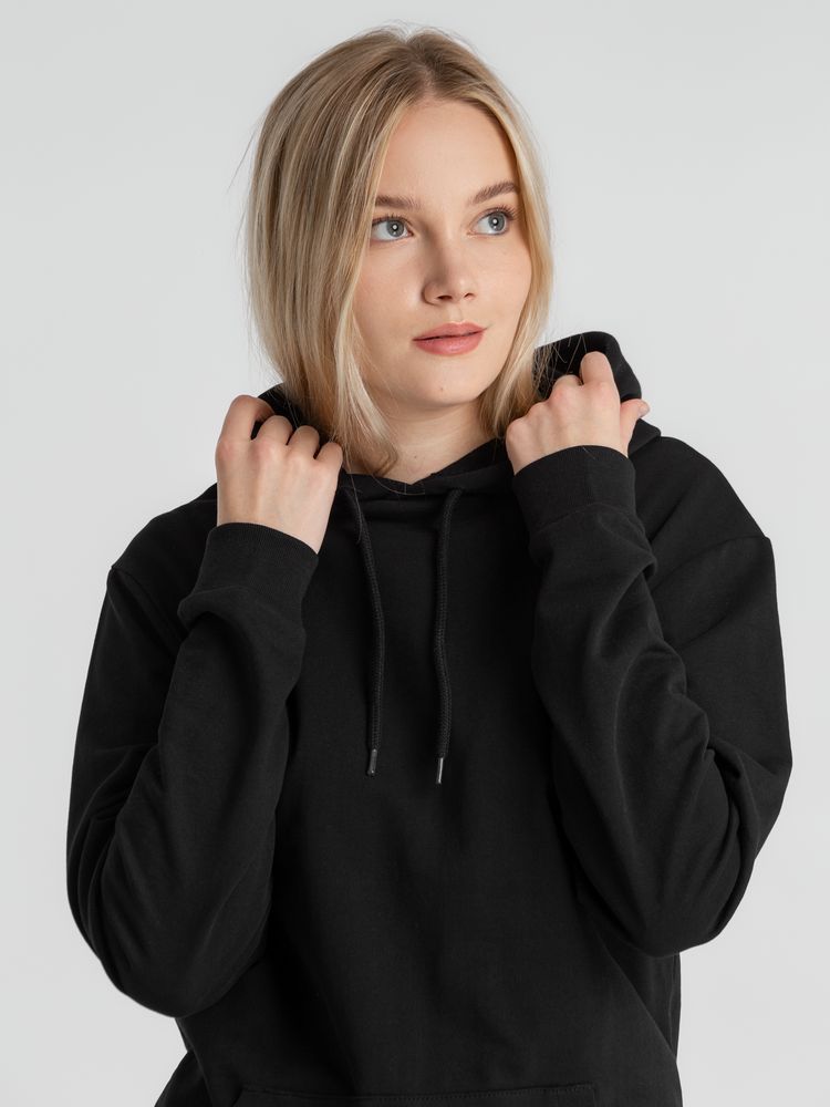 Толстовка с капюшоном унисекс Hoodie, черная-7