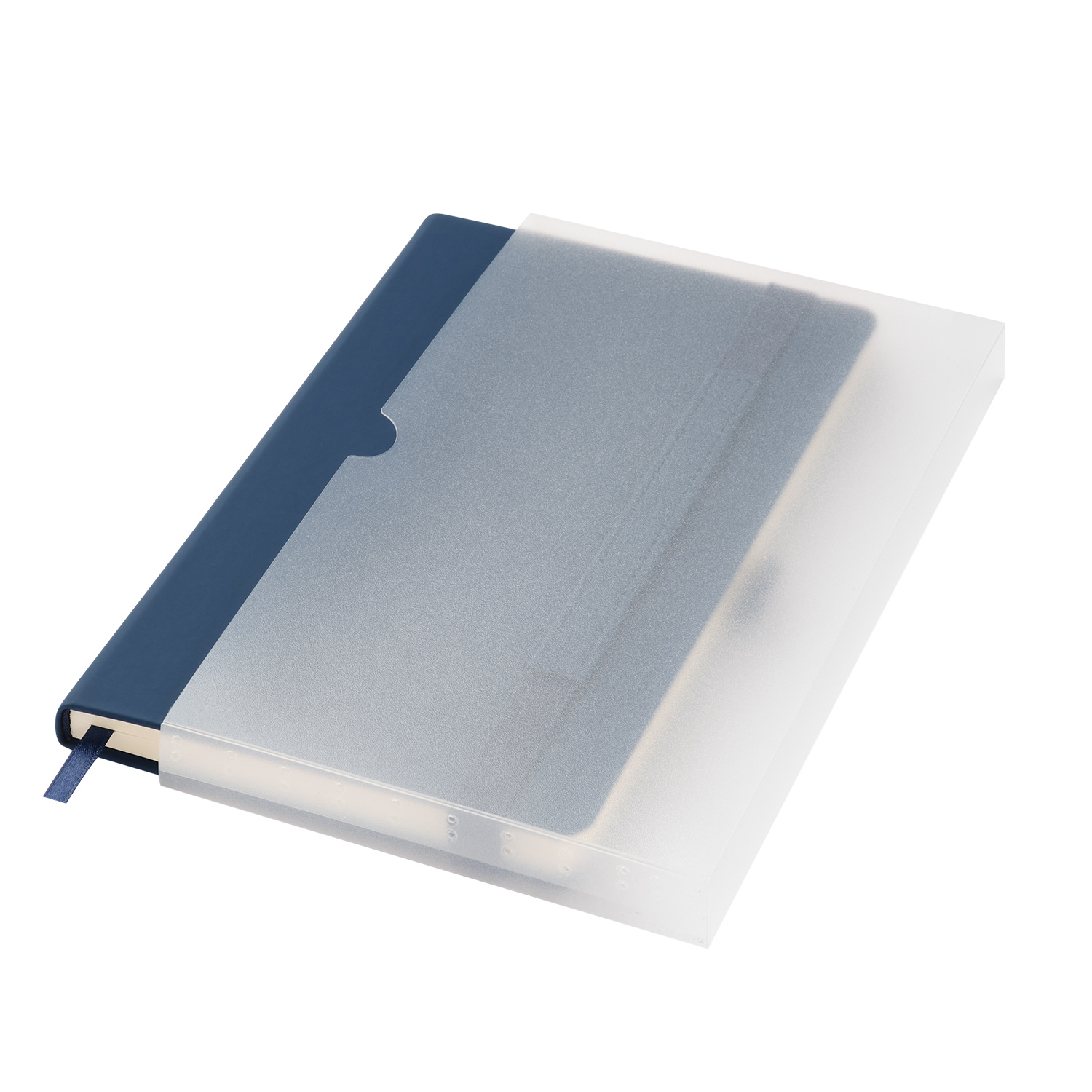 Ежедневник Альфа (Alpha) недатированный, синий/голубой-10