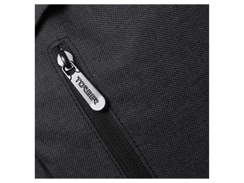 Рюкзак TORBER ГРАФФИТИ, черный, полиэстер меланж, 46 х 29 x 18 см-6