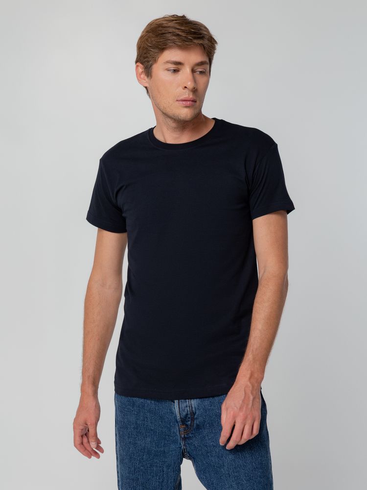 Футболка унисекс T-bolka 140, темно-синяя-3