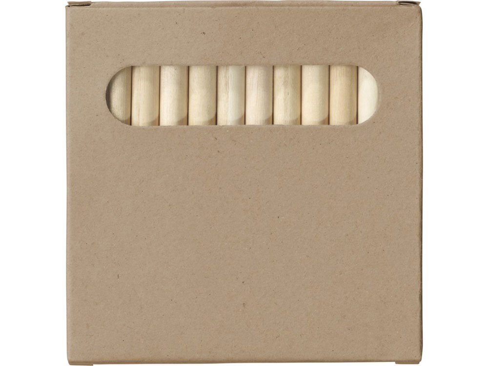 Набор карандашей для раскрашивания Artemaa с 12 предметами, натуральный-3