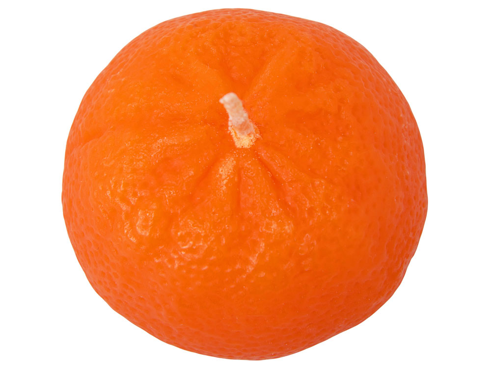 Набор свечей Мандарины в сетке, оранжевый-4