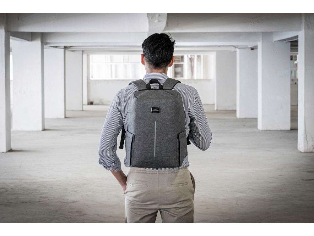 Антикражный рюкзак Phantome Lite 2 для ноутбука 16'', серый-13