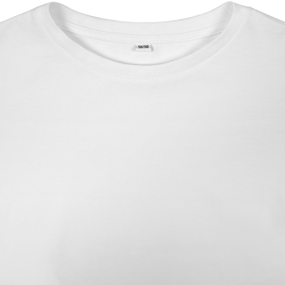 Футболка детская оверсайз Teezer, белая-3