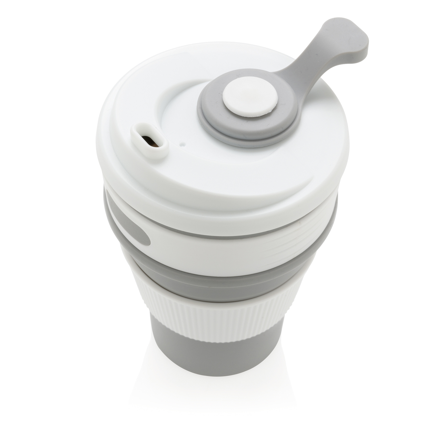 Складная силиконовая термокружка-4